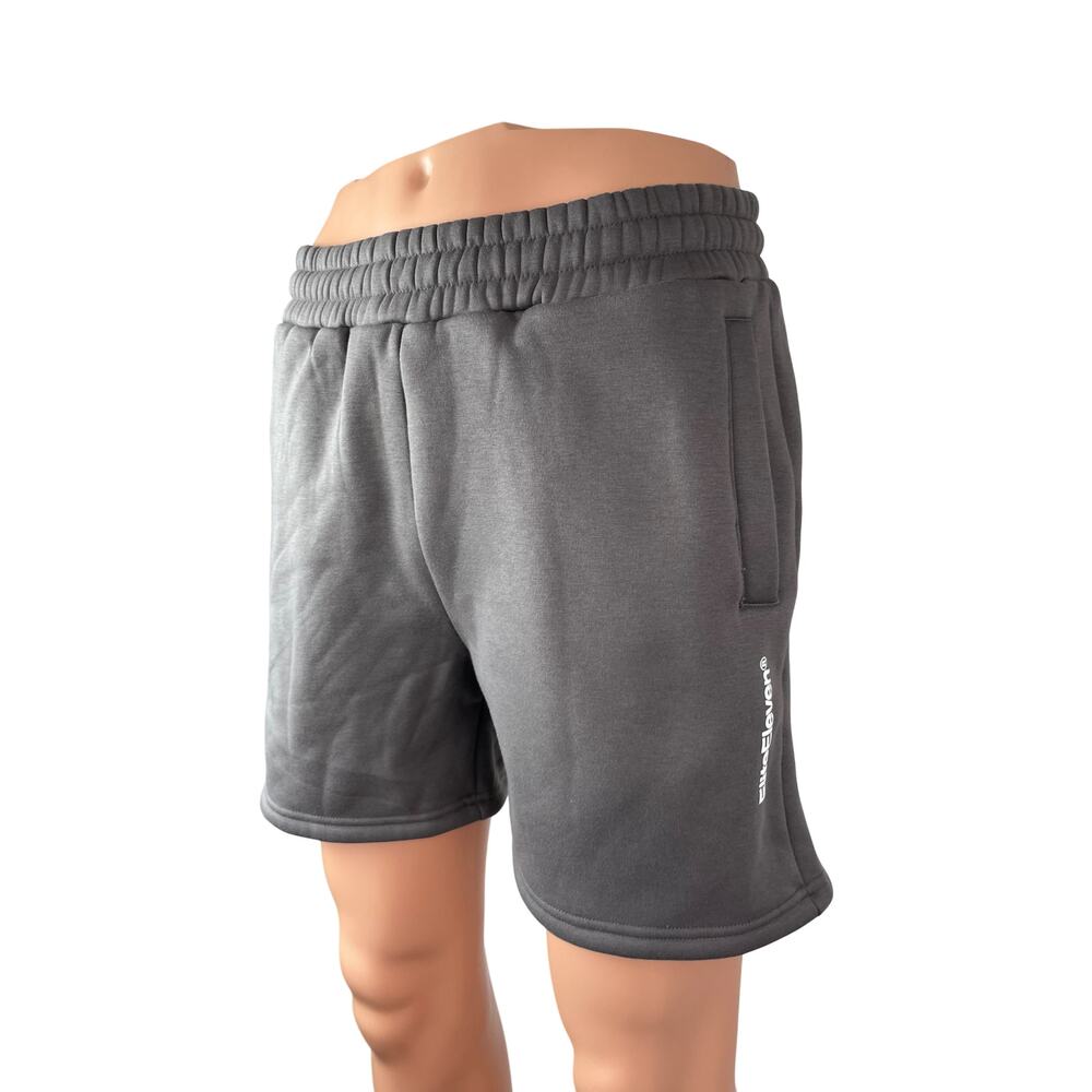 NEW Elite Eleven Men's Charcoal Gray Workout Gym Athletic Sweat Shorts Size S - Picture 3 of 6